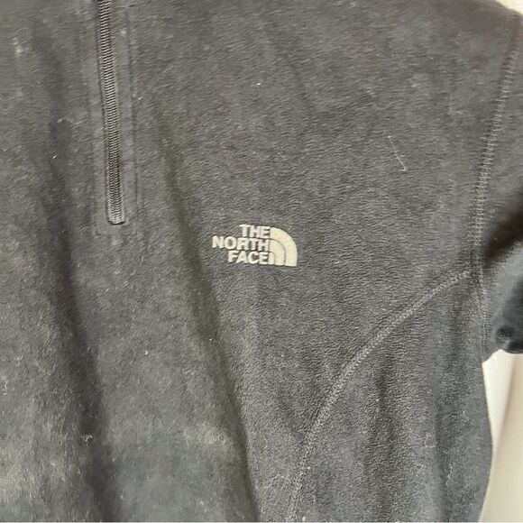 Women’s The North Face 1/4 Zip Pullover Black Classic Piece - Picture 7 of 7